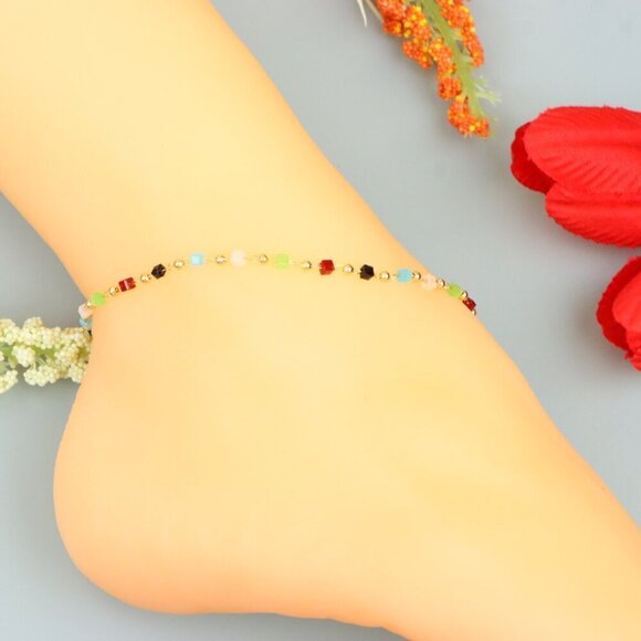"Handmade Anklet – A Stylish Choice for Women, Thoughtful Gift Idea, EVCH1409 - Picture 8 of 10